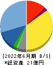 アソインターナショナル 貸借対照表 2022年6月期 アソインターナショナル 貸借対照表 2022年6月期