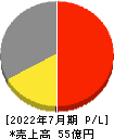 日本スキー場開発 損益計算書 2022年7月期 日本スキー場開発 損益計算書 2022年7月期