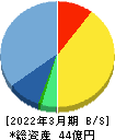 ダブルスタンダード 貸借対照表 2022年3月期 ダブルスタンダード 貸借対照表 2022年3月期