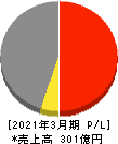 日本ピグメント 損益計算書 2021年3月期