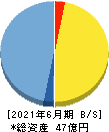 手間いらず 貸借対照表 2021年6月期