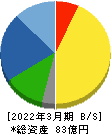 エスティック 貸借対照表 2022年3月期 エスティック 貸借対照表 2022年3月期