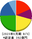 田中化学研究所 貸借対照表 2023年6月期