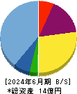ブルーイノベーション 貸借対照表 2024年6月期