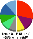 テノ．ホールディングス 貸借対照表 2025年3月期