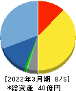 ブロードマインド 貸借対照表 2022年3月期
