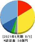 アクモス 貸借対照表 2021年6月期 アクモス 貸借対照表 2021年6月期