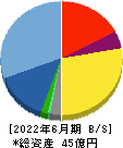 アクモス 貸借対照表 2022年6月期