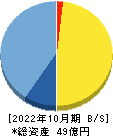 Heartseed 貸借対照表 2022年10月期 Heartseed 貸借対照表 2022年10月期
