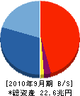 みずほ証券 貸借対照表 2010年9月期