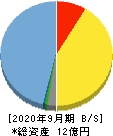 名南M&A 貸借対照表 2020年9月期 名南M&A 貸借対照表 2020年9月期