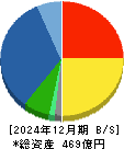 白銅 貸借対照表 2024年12月期
