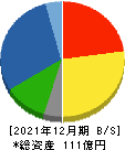 サイバーコム 貸借対照表 2021年12月期 サイバーコム 貸借対照表 2021年12月期