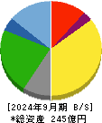 サガミホールディングス 貸借対照表 2024年9月期