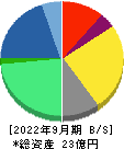 アビックス 貸借対照表 2022年9月期
