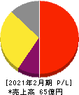 パイプドHD 損益計算書 2021年2月期 パイプドHD 損益計算書 2021年2月期