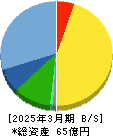 ジャパン・ティッシュエンジニアリング 貸借対照表 2025年3月期 ジャパン・ティッシュエンジニアリング 貸借対照表 2025年3月期