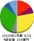 東京テアトル 貸借対照表 2020年3月期 東京テアトル 貸借対照表 2020年3月期
