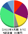 東京通信グループ 貸借対照表 2022年9月期