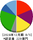 ＷＤＩ 貸借対照表 2024年12月期