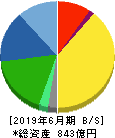 朝日インテック 貸借対照表 2019年6月期 朝日インテック 貸借対照表 2019年6月期