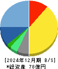 ブレインパッド 貸借対照表 2024年12月期
