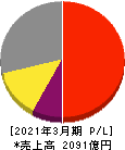 日産化学 損益計算書 2021年3月期 日産化学 損益計算書 2021年3月期