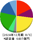 東海カーボン 貸借対照表 2024年12月期