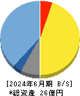 Kudan 貸借対照表 2024年6月期 Kudan 貸借対照表 2024年6月期