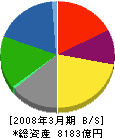 日新製鋼 貸借対照表 2008年3月期 日新製鋼 貸借対照表 2008年3月期