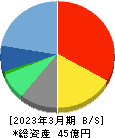 ハンモック 貸借対照表 2023年3月期 ハンモック 貸借対照表 2023年3月期