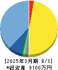 テックポイント・インク 貸借対照表 2025年3月期