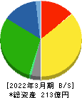 日本ケアサプライ 貸借対照表 2022年3月期