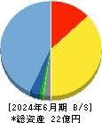 ビーブレイクシステムズ 貸借対照表 2024年6月期