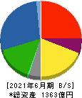 昭和電線ホールディングス 貸借対照表 2021年6月期