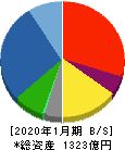 丸善ＣＨＩホールディングス 貸借対照表 2020年1月期