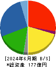 ヤマックス 貸借対照表 2024年6月期