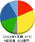 植木組 貸借対照表 2024年6月期