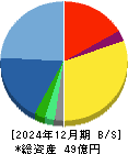 アクモス 貸借対照表 2024年12月期