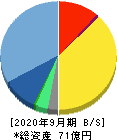 メドピア 貸借対照表 2020年9月期 メドピア 貸借対照表 2020年9月期