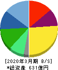 三井松島ホールディングス 貸借対照表 2020年3月期 三井松島ホールディングス 貸借対照表 2020年3月期