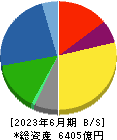 ＤＯＷＡホールディングス 貸借対照表 2023年6月期