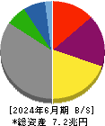 中部電力 貸借対照表 2024年6月期