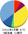 ベビーカレンダー 貸借対照表 2022年6月期