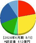 コンドーテック 貸借対照表 2024年6月期