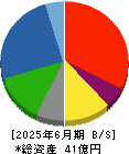 ジャニス工業 貸借対照表 2025年6月期