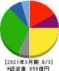 C&Fロジホールディングス 貸借対照表 2021年3月期 C&Fロジホールディングス 貸借対照表 2021年3月期