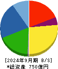 世紀東急工業 貸借対照表 2024年9月期