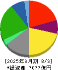 エイチ・ツー・オー　リテイリング 貸借対照表 2025年6月期