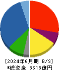五洋建設 貸借対照表 2024年6月期
